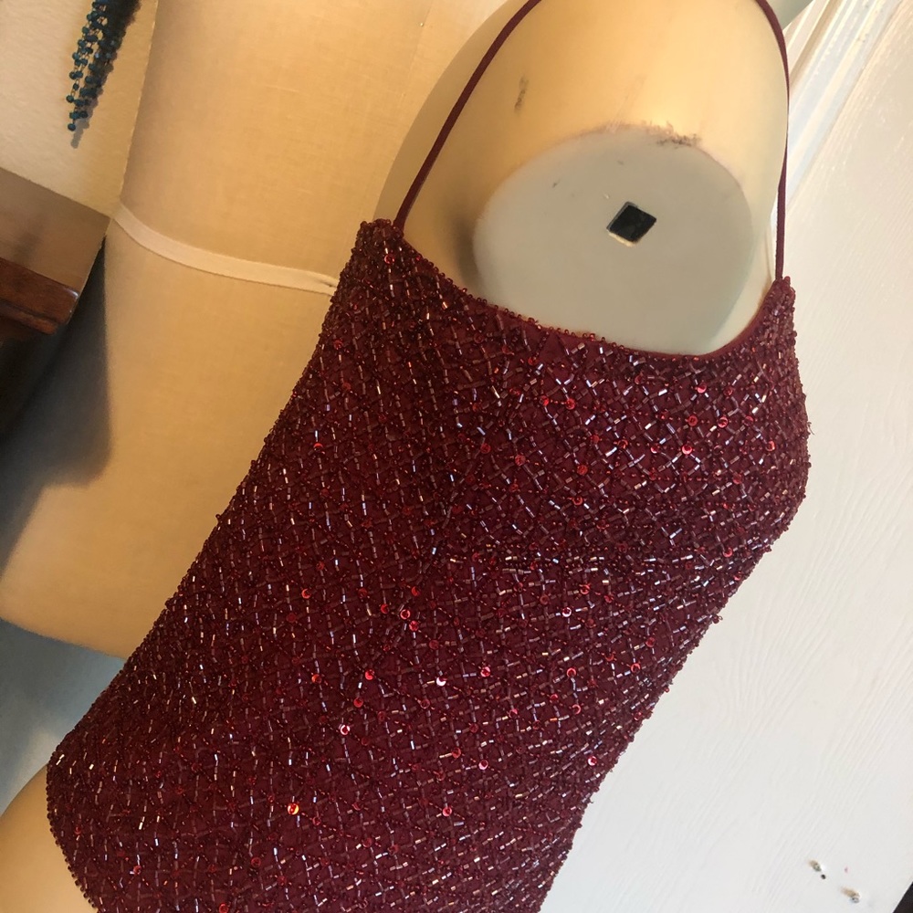 Ann Taylor beaded top - Picture 3 of 8